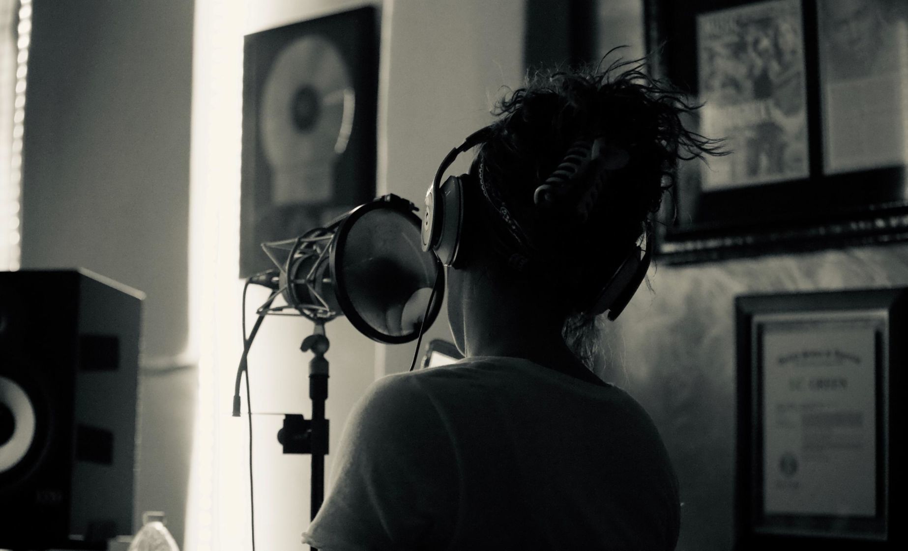 Working on vocals